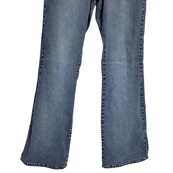 Y2K Angels Low Rise Bootcut Jeans Size 11 Stretch Diamond Heart Pocket Vintage 2 - Picture 6 of 11